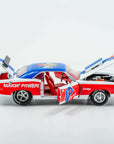 passenger side view of the VP Racing 1970 Dodge Challenger Diecast R/T HEMI 1:24 Scale with chrome trim