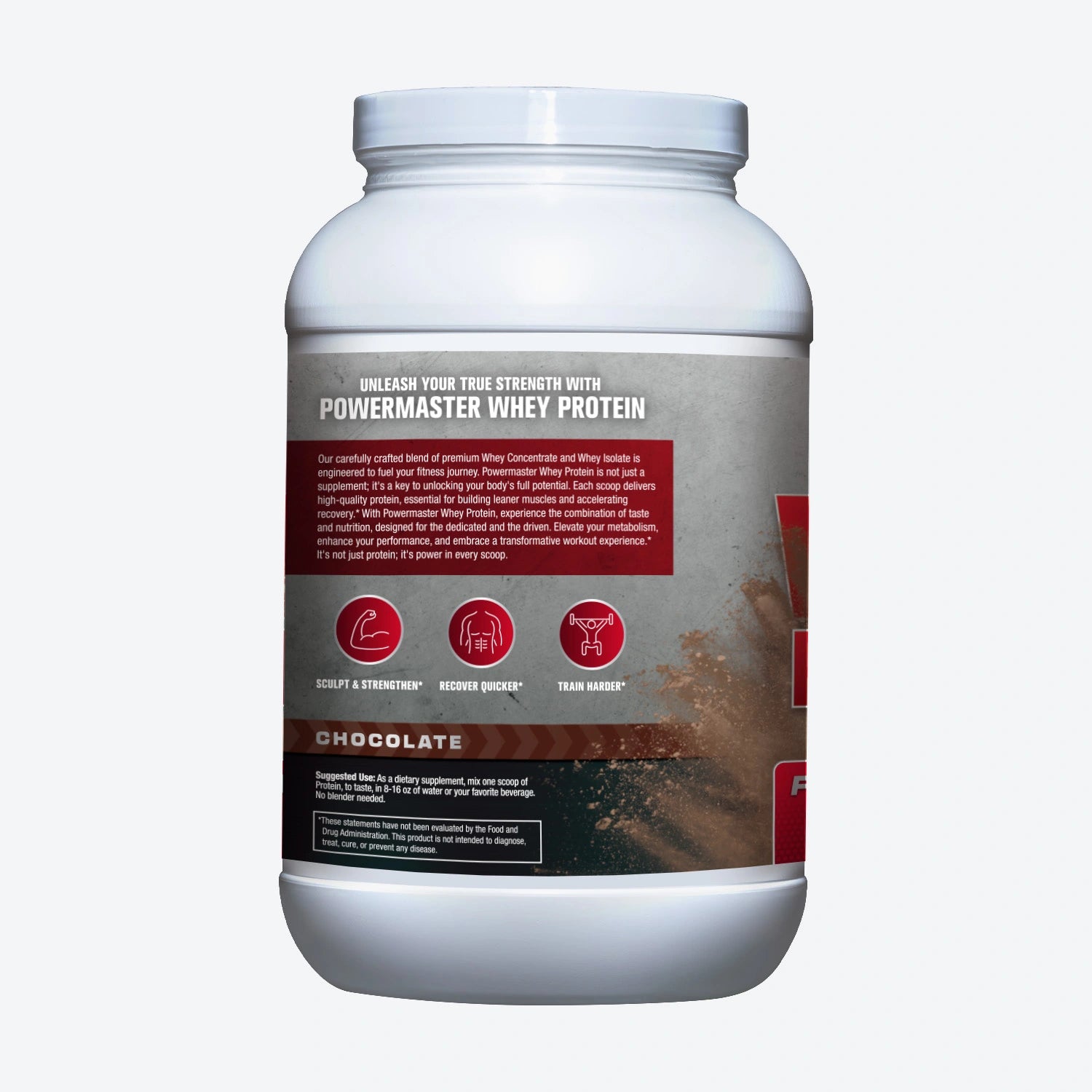 Chocolate Whey Isolate Protein Powder: Boost Muscle & Recovery