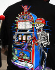 Shreddy Lyfe X VP Racing "Skeleton Slot Machine" T-Shirt