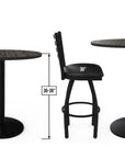 VP Racing L8B3C Backless Bar Stool | VP Racing Backless Counter Bar Stool.