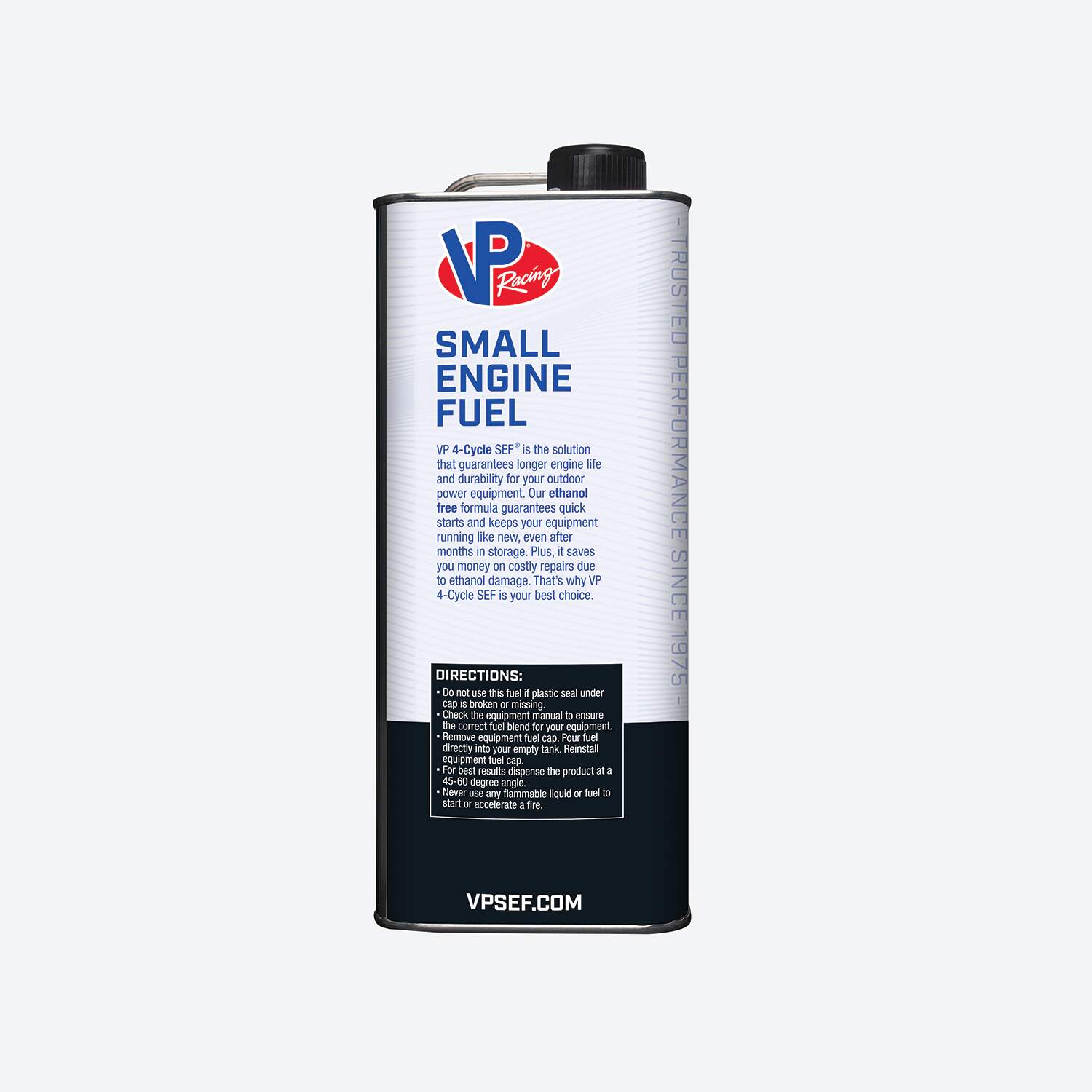 One-gallon container of VP 4-cycle fuel for small engines