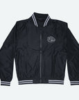 front of the VP Speed Swift black lightweight jacket