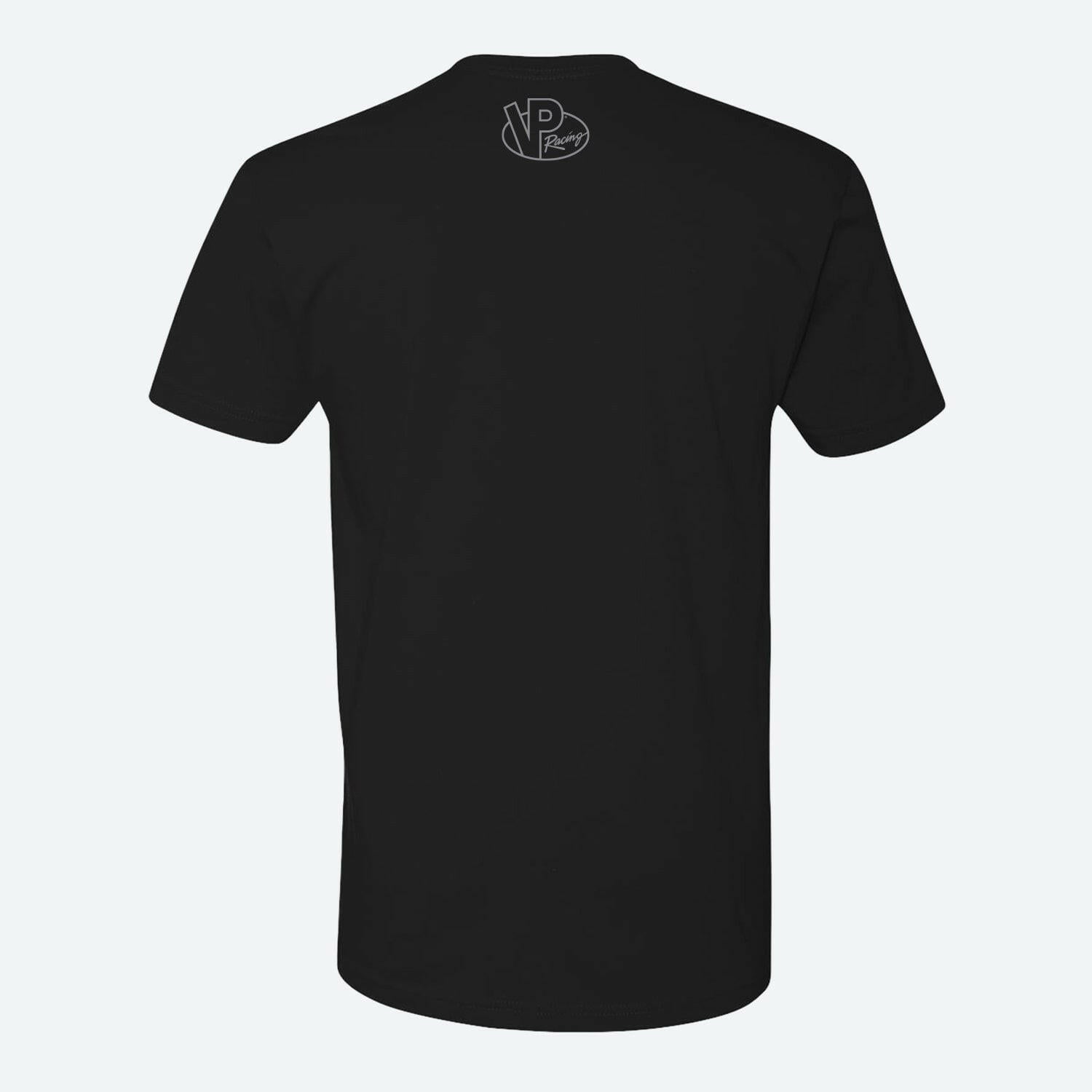 back of the VP Racing Black American Flag T-Shirt