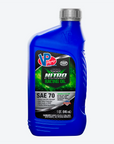 one-quart bottle of VP NITRO Hi-Performance SAE 70 Oil for racing
