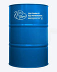 a blue 54 gallon vp racing fuel drum