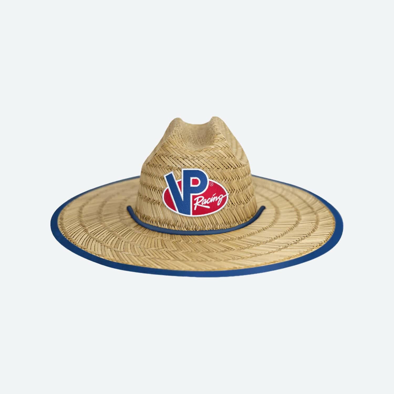 VP Racing Wide Brim Straw Hat with chin strap
