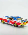 driver's side view of the VP Racing 1970 Dodge Challenger Diecast R/T HEMI 1:24 Scale with doors, hood, and trunk closed