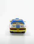 image showing the rear end of the VP Racing 1970 Dodge Challenger Diecast R/T HEMI 1:24 Scale with gold trim