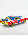 partial side angle shot of the VP Racing 1970 Dodge Challenger Diecast R/T HEMI 1:24 Scale