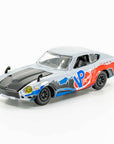 1970 Nissan Fairlady Z432 R70 diecast angled view of drivers side with hood closed
