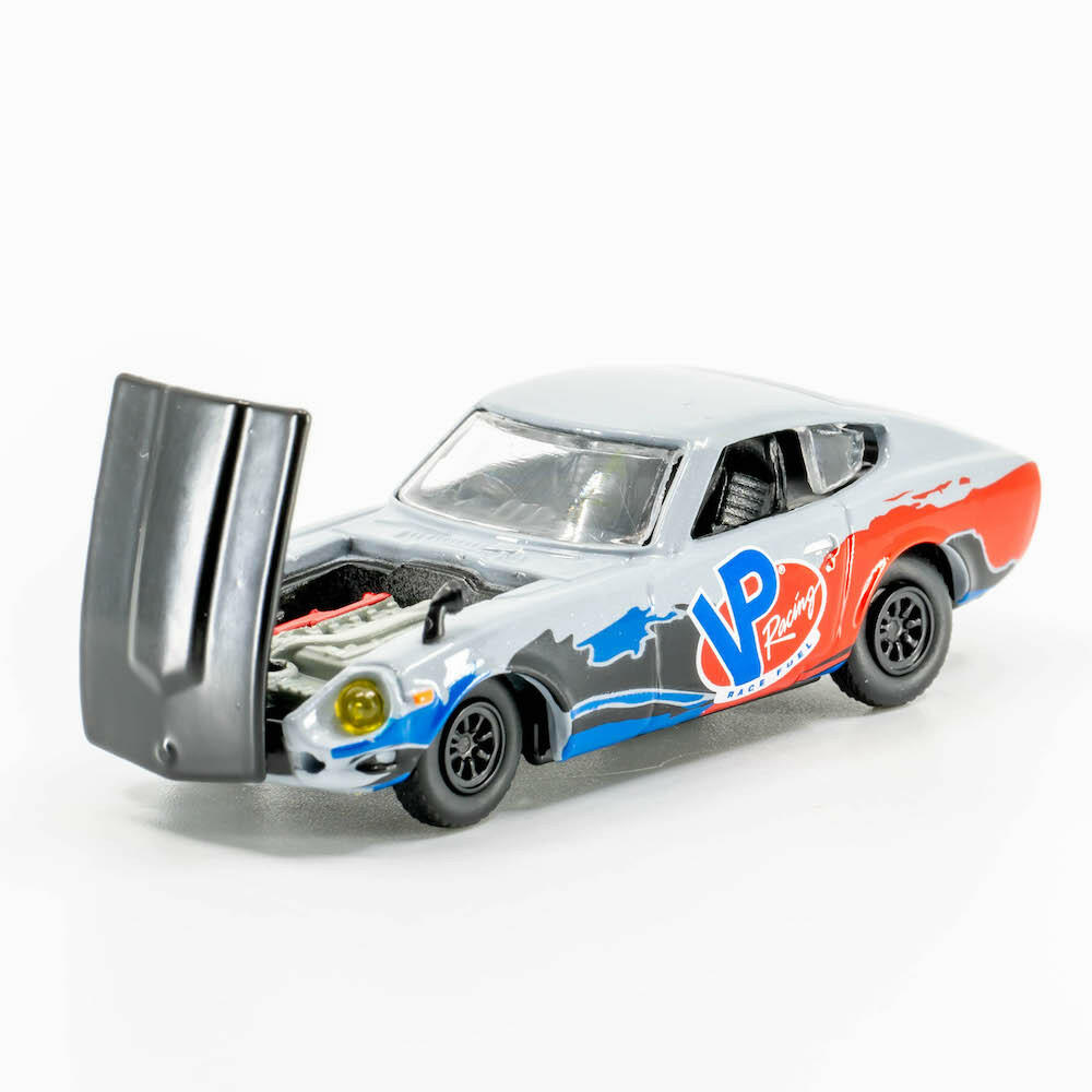 1970 Nissan Fairlady Z432 R70 diecast front driver's side with hood open