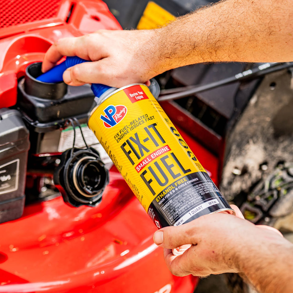 ATV fuel maintenance using pre-mixed small engine fuel