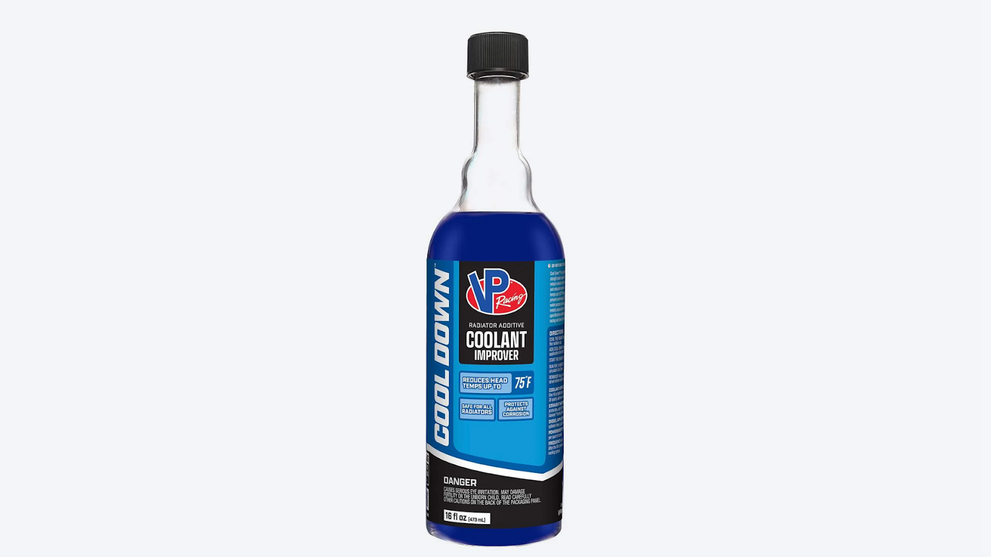 Engine cooling system additive bottle