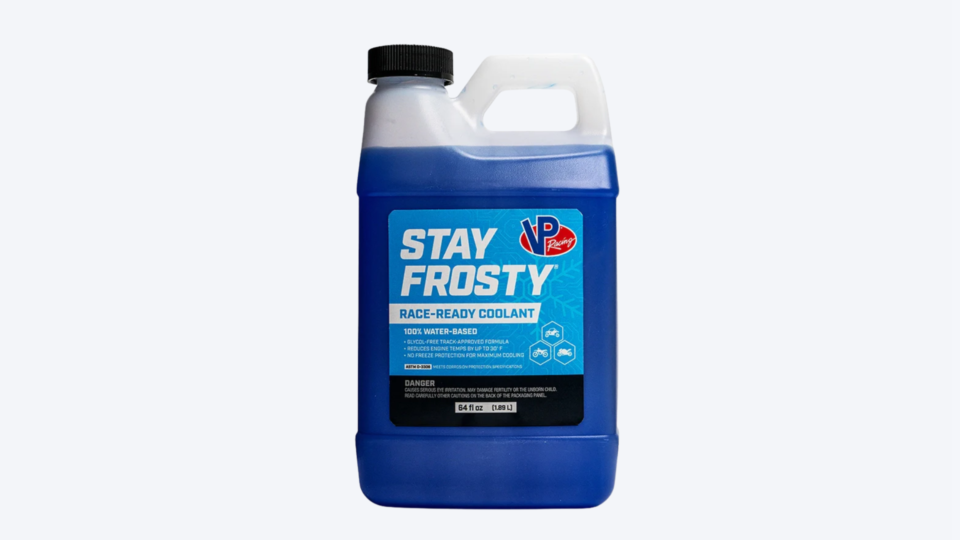 VP Racing high-performance engine coolant container