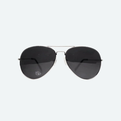 VP's silver aviator sunglasses