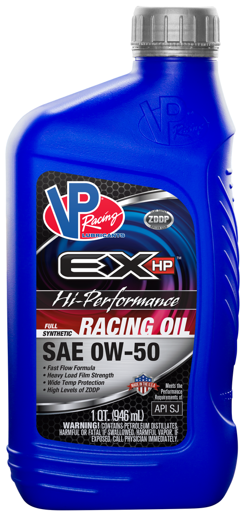 VP EX-HP SAE 0W50 Full Synthetic Racing Oil