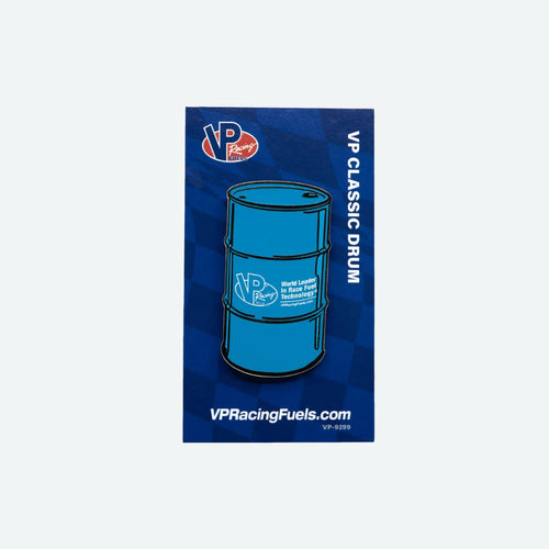 VP Racing fuel drum enamel pin