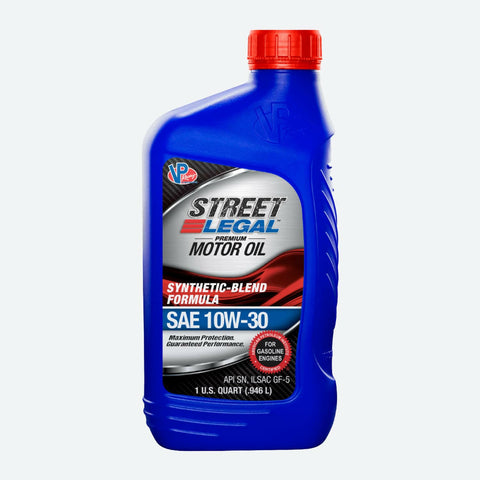 VP Street Legal 10W30 Synthetic Blend Motor Oil