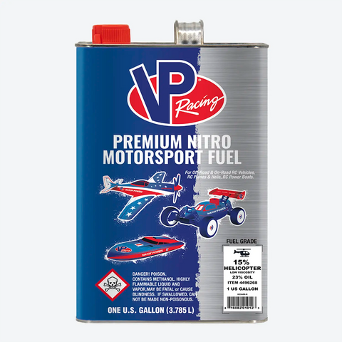 VP Helicopter 15% Nitro RC Fuel - 23% Low-Viscosity Oil