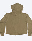 VP Racing Cropped Hoodie – Military Green Back