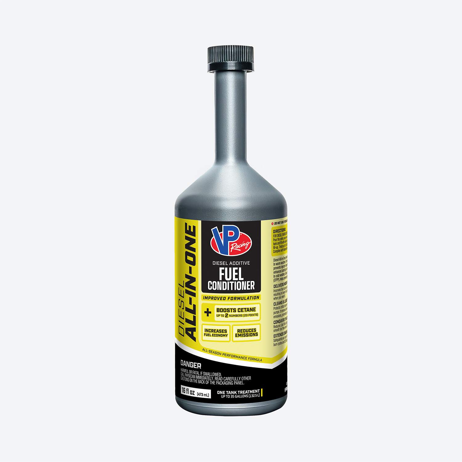 16 ounce bottle of VP Diesel-All-In-One diesel fuel additive