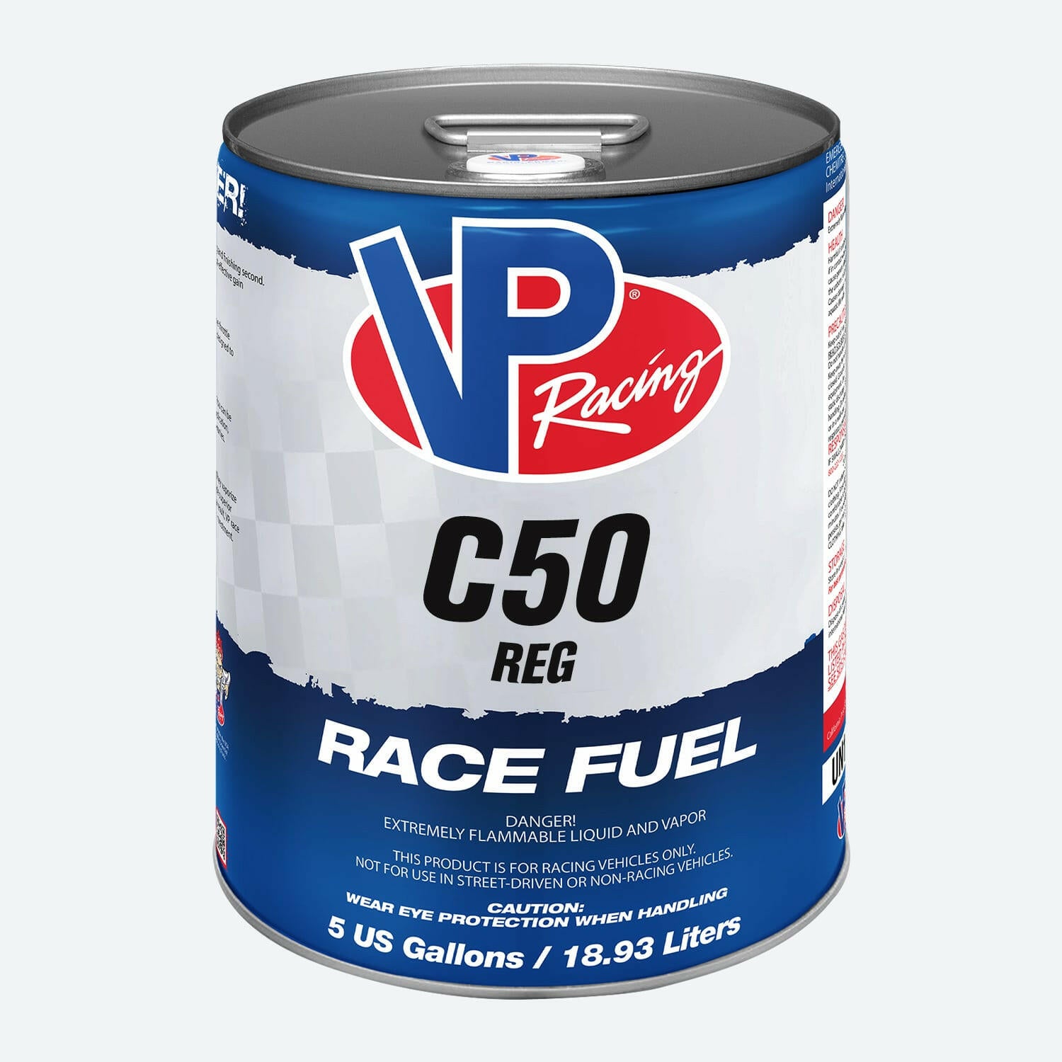 5-gallon pail of VP C50 REG Race Fuel