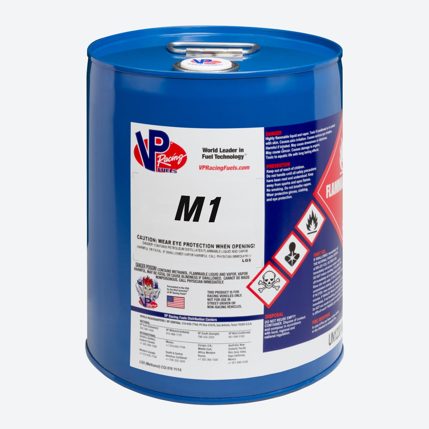 VP M1 Fuel: Methanol Fuel for Racing