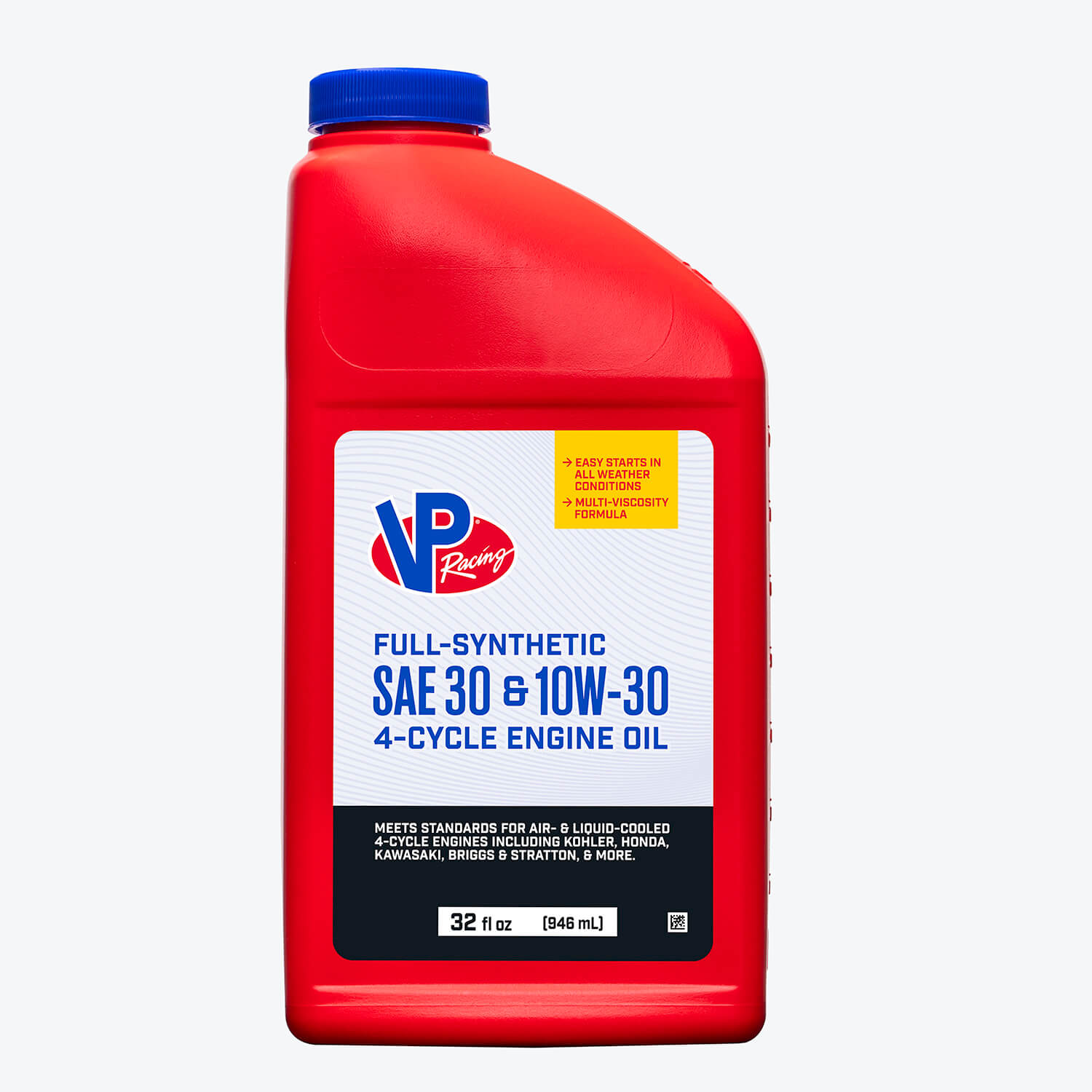 VP 4-Cycle Engine Oil - SAE 30 / 10W30 Full Synthetic Small Engine Oil