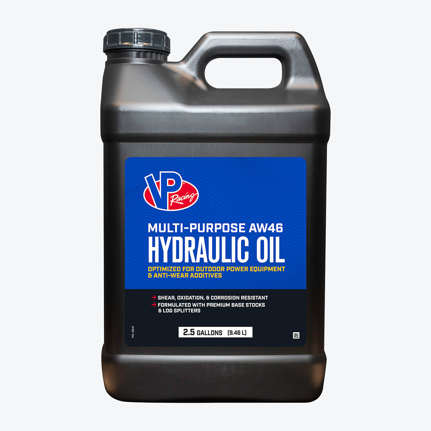 2.5-gallon container of VP AW46 hydraulic oil