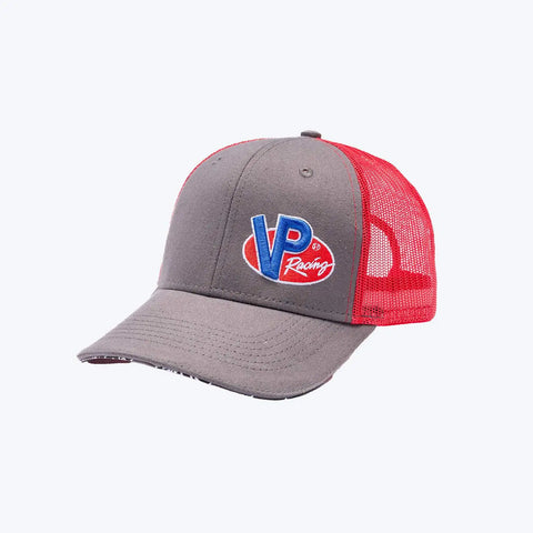 VP Racing Grey/Red Trucker Hat