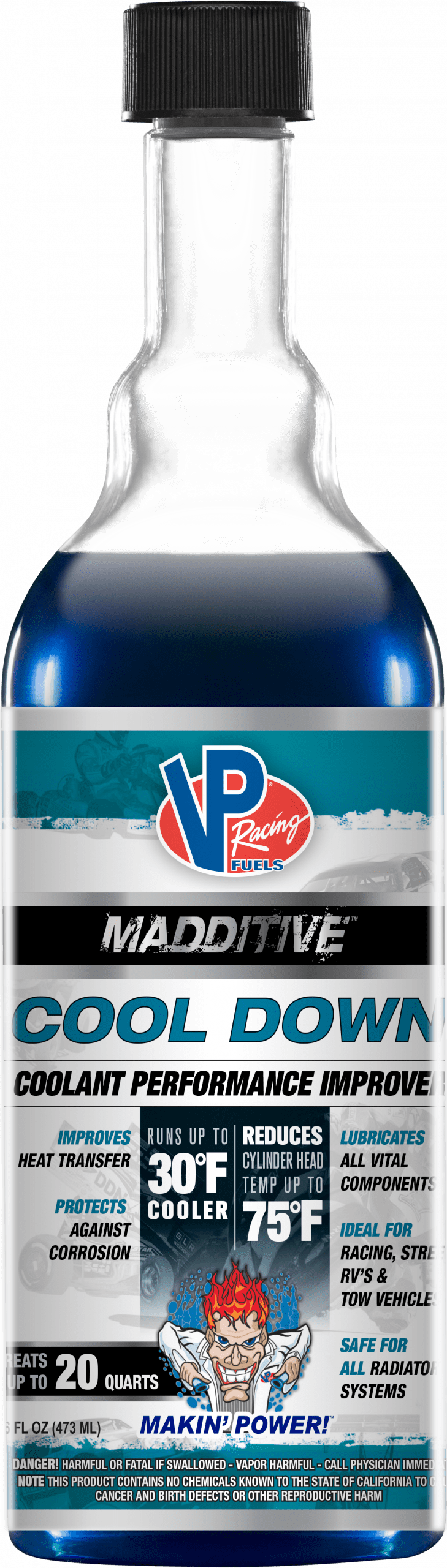 Cool Down coolant additive for gas engines and diesel coolant additive