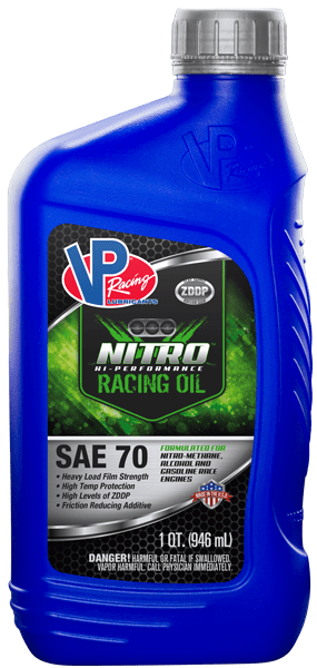 VP Nitro SAE 70 oil - Hi-Performance Oil for racing, drag racing, and tractor pulling