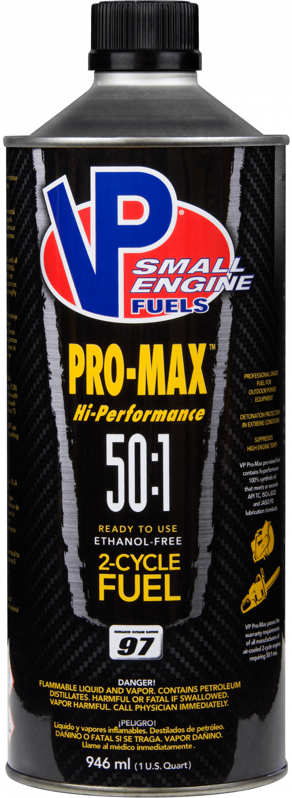 VP ProMax 50:1 premix 2 cycle fuel (97 octane for professional use)