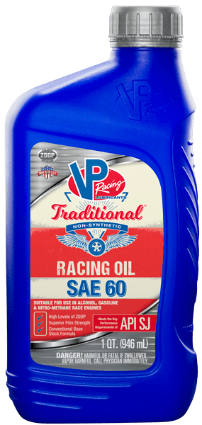 SAE 60 oil for racing - VP Traditional non-synthetic