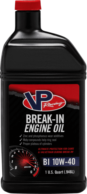 1-quart bottle of VP 10W40 engine Break-In Oil