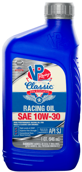 VP Classic SAE 10w-30 racing oil