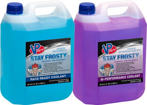 VP RACING FUELS UNVEILS STAY FROSTY™ COOLANTS