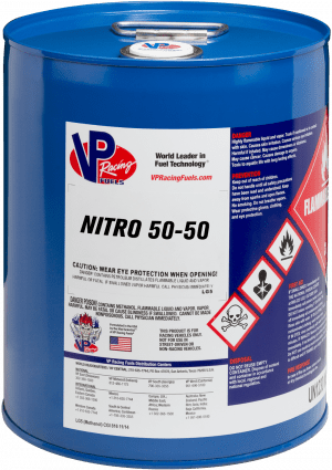 VP Nitro 50-50 Nitromethane and Methanol fuel