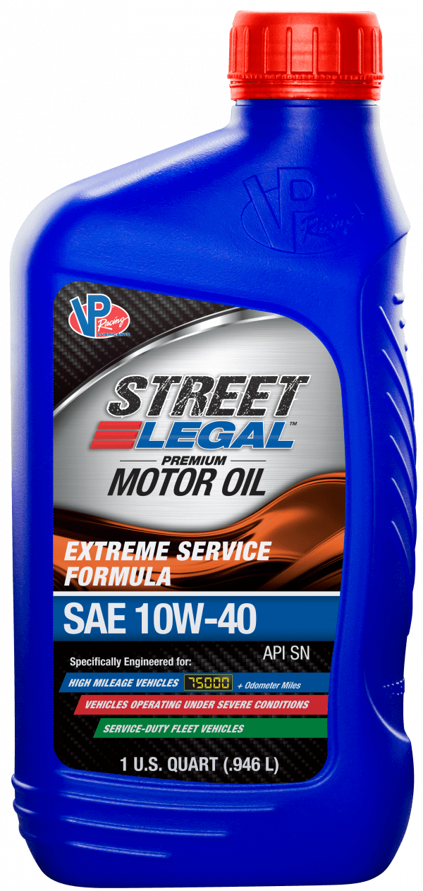 Street Legal Extreme Service 10w40 high mileage oil