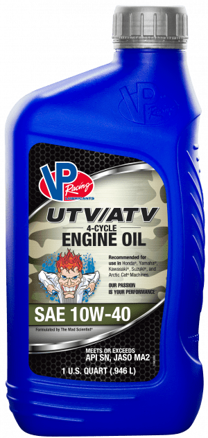 ATV oil - 1 quart bottle of VP SAE 10w40 UTV/ATV engine oil