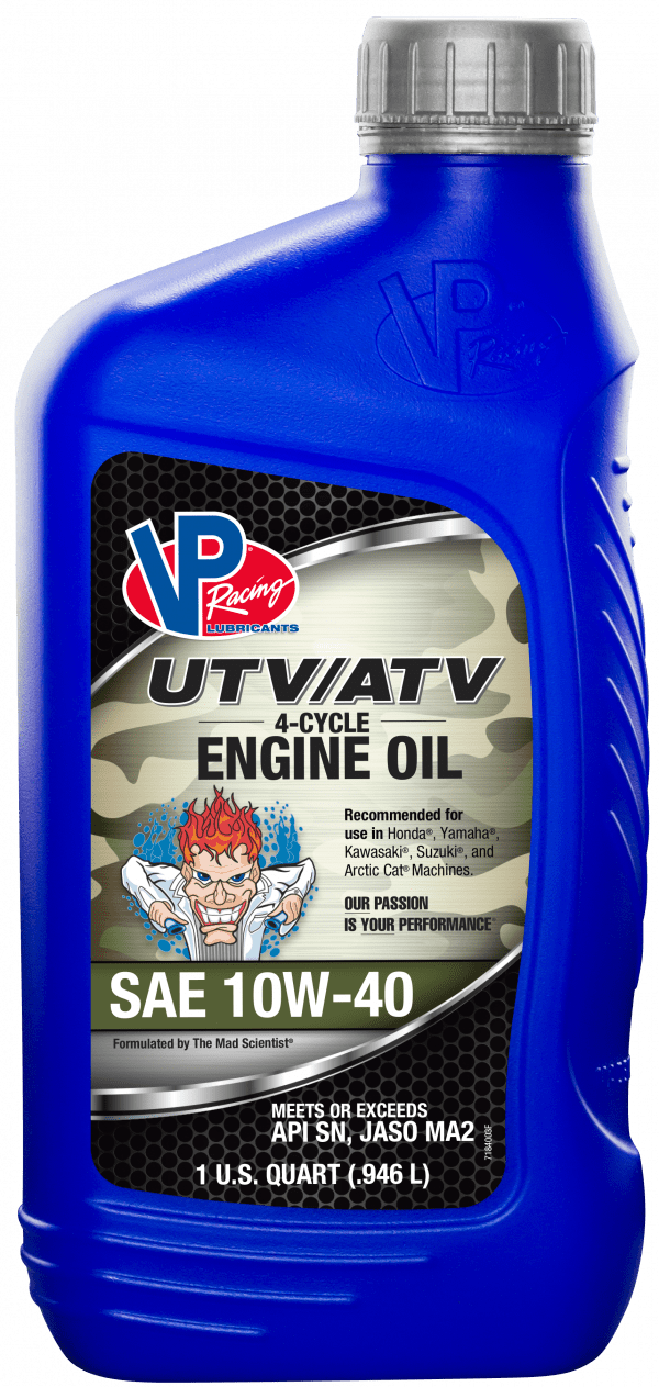 ATV oil - 1 quart bottle of VP SAE 10w40 UTV/ATV engine oil