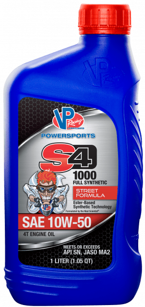 VP S4-1000 10w50 Synthetic Motorcycle Oil