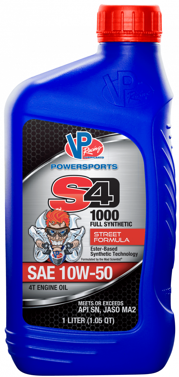 VP S4-1000 10w50 Synthetic Motorcycle Oil