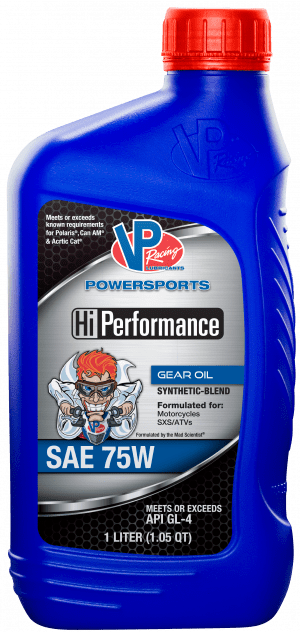 VP Powersports Hi-Performance G-500 SAE 75W Gear Oil (1lt) - VP7607503