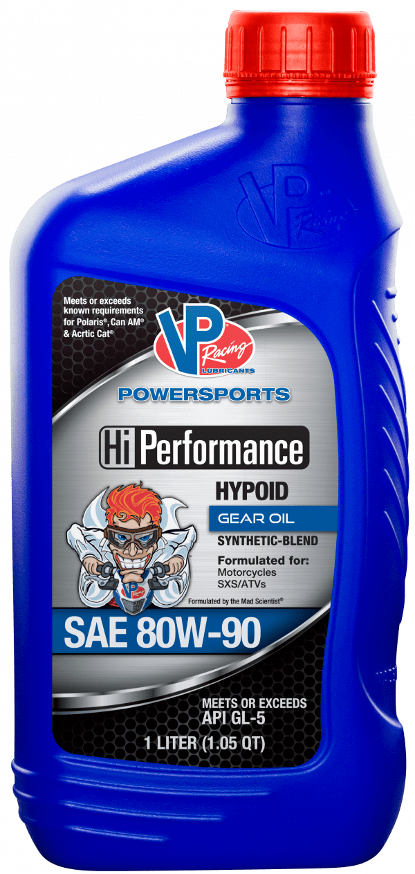 VP Powersports Hi-Performance G-500 80W-90 Hypoid Gear Oil (1lt) - VP7680903