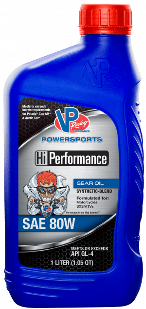 VP Powersports Hi-Performance G-500 80W Gear Oil (1lt) - VP7608003