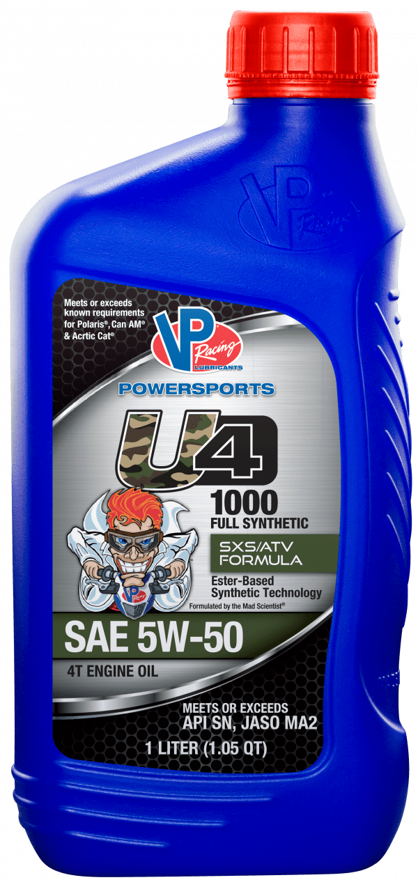 U4-1000 SAE 5W50 Synthetic 4T Engine Oil