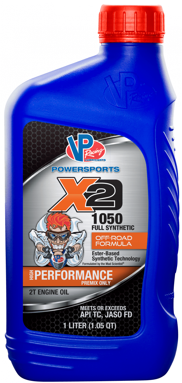 VP X2 1050 2-stroke dirt bike engine oil