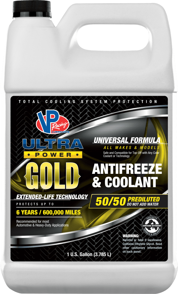 ULTRA POWER GOLD engine Antifreeze & Coolant (HOAT) - Prediluted