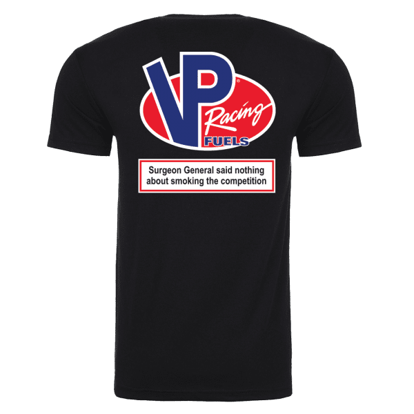 ORIGINAL VP Racing Fuels T-Shirt 100% preshrunk  logo on chest/back VP010 Black 